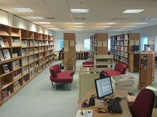 Library LED Lighting Case Study - Before