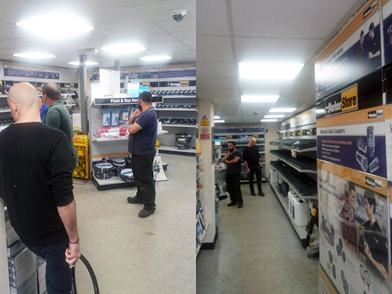 Trade Counter LED Lighting Case Study - After
