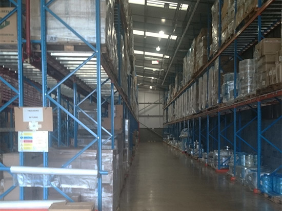 Food Packing Plant LED Lighting Case Study - Zone 2 - Before